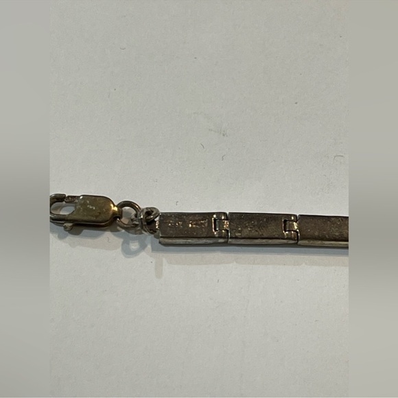 925 Starling Silver Lapiz Lazuli Bracelet - Picture 5 of 7